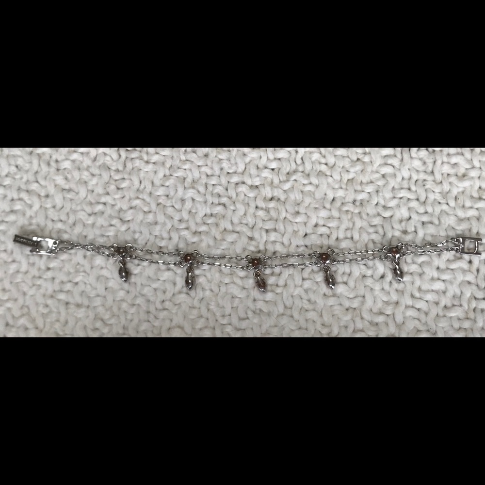 GIVENCHY Silver Tone Bracelet,Pink,Clear Crystals - Picture 5 of 5